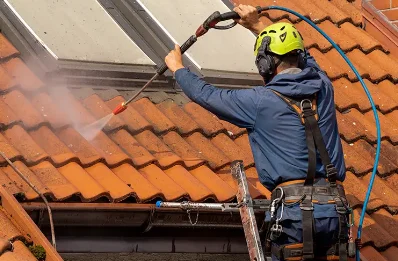 Démoussage et hydrofuge de toiture à Gigondas